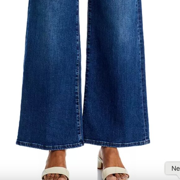 Frame Le Slim Palazzo High Rise Jeans 27 Thunderstorm - Picture 4 of 12